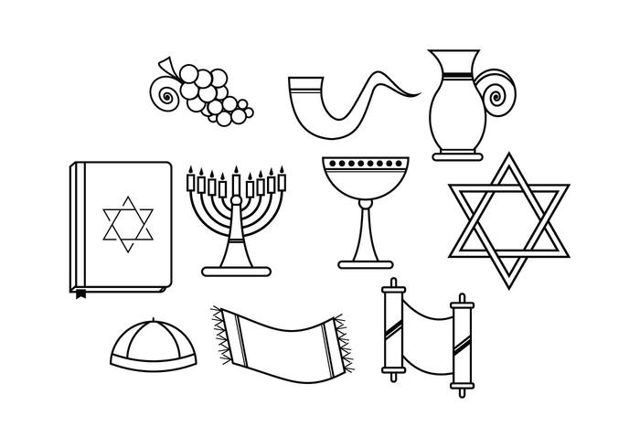 Vector libre de Shabbat