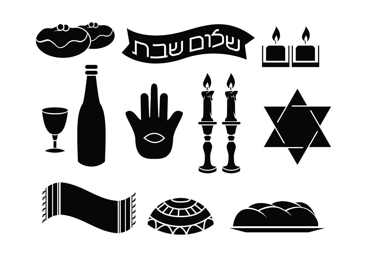 Free Shabbat Vector 134126 Vector Art at Vecteezy