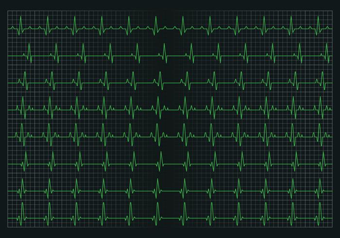 Heart pulse graphic vector