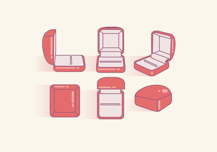 Ring Box Vector