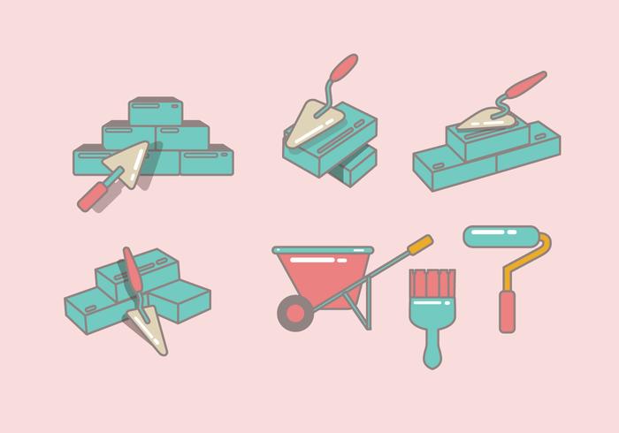 Masonry Icon Vector