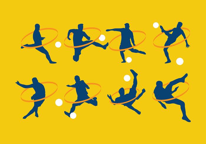 Kickball Silhouette Free Vector