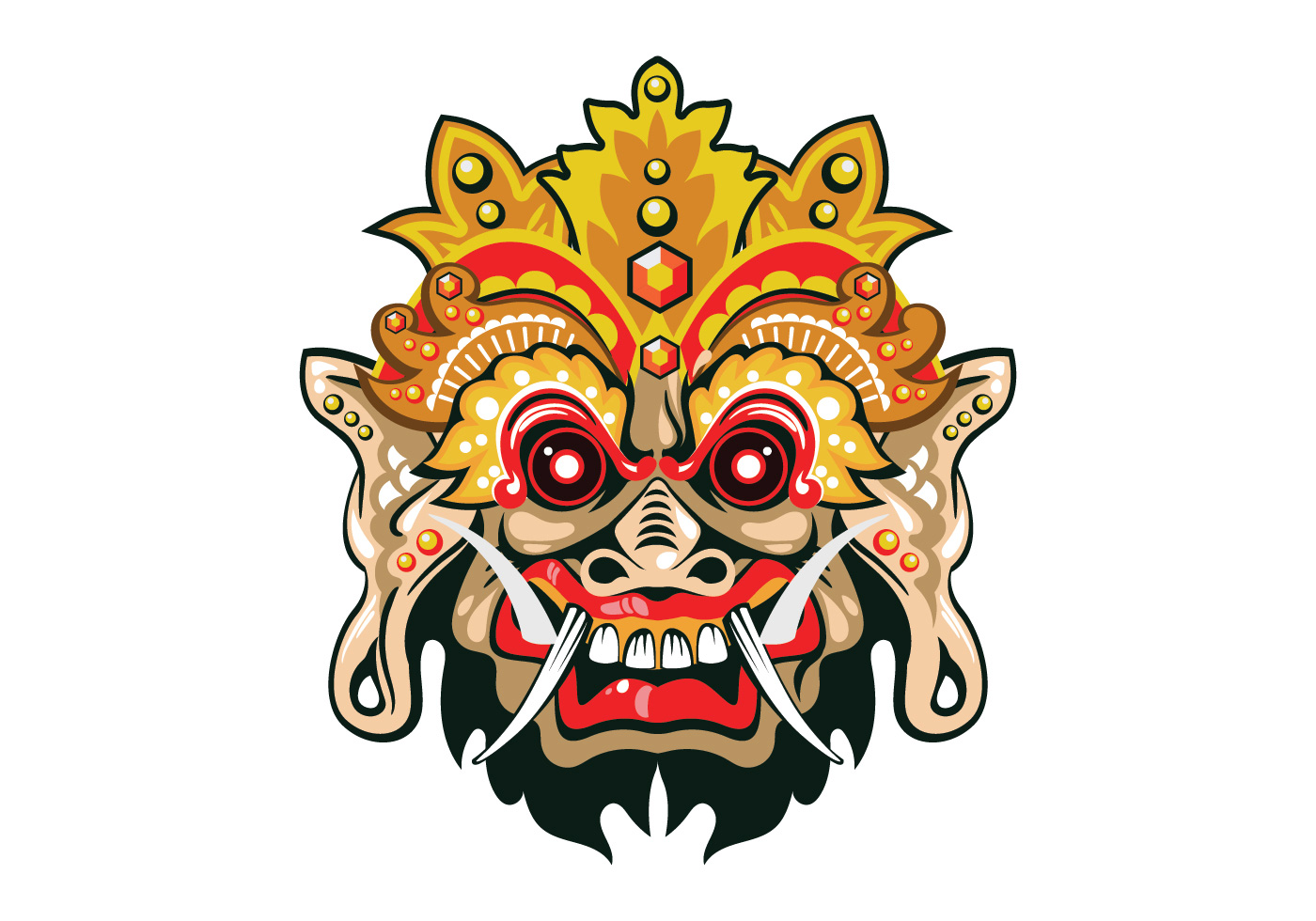  Barong  Vector Mask Download Free Vectors Clipart 