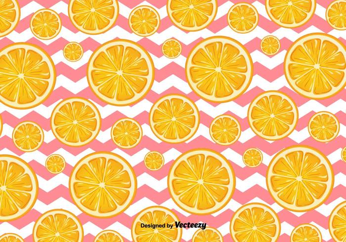 Orange Slices Vector Background