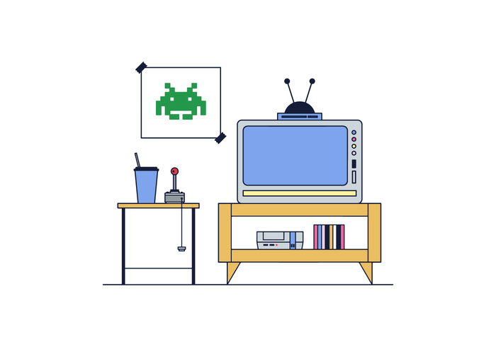 Free Video Games Vector Free Video Games Vector