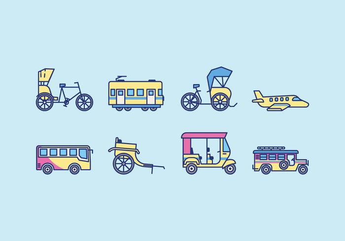 Free Public Transportation Vector