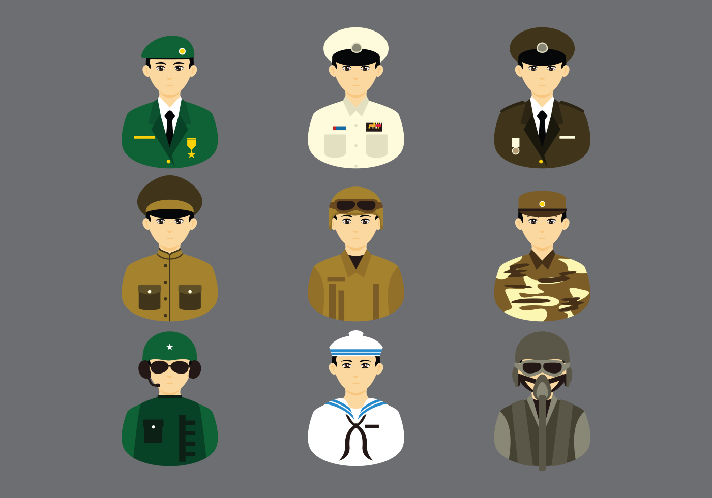 Brigadier Cartoon Vector 134425 Vector Art at Vecteezy