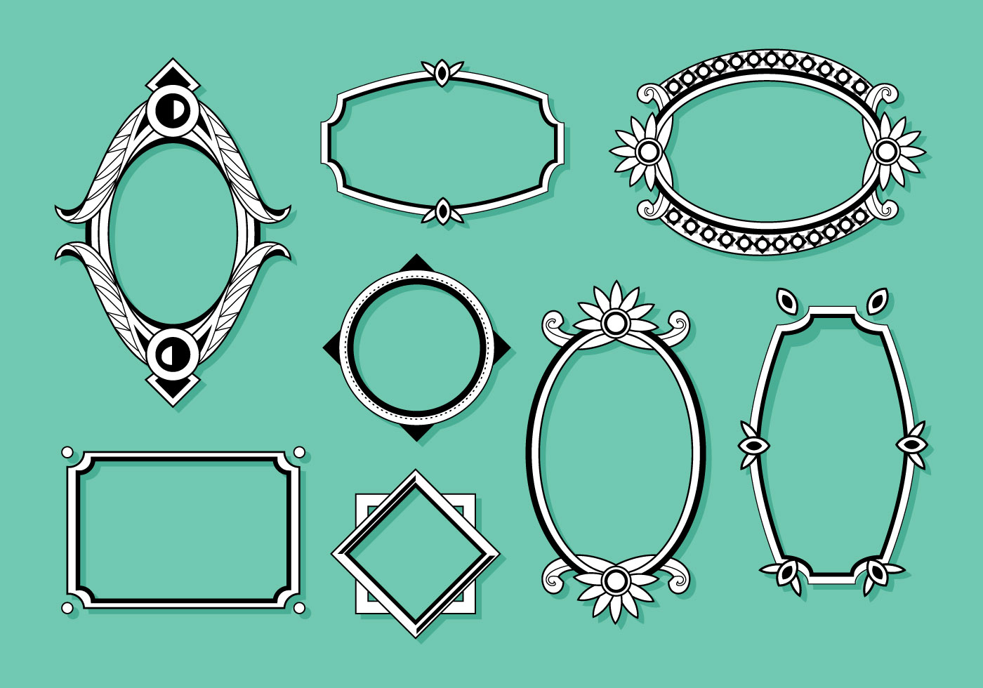 Oval Frame Vector Art, Icons, and Graphics for Free Download