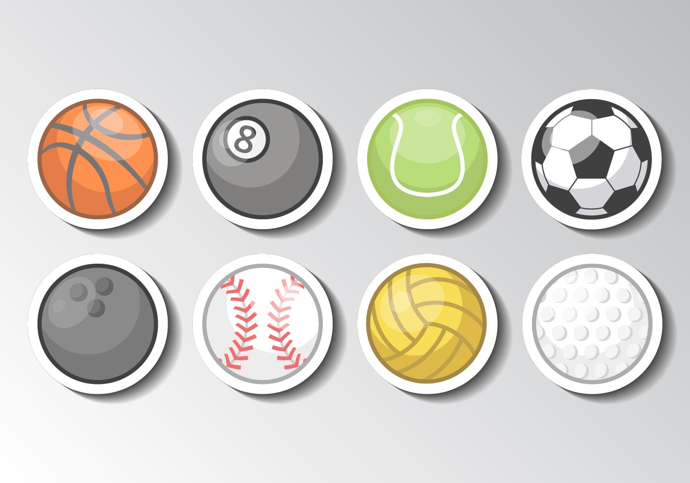 Download Free Sports Ball Vector - Download Free Vectors, Clipart ...