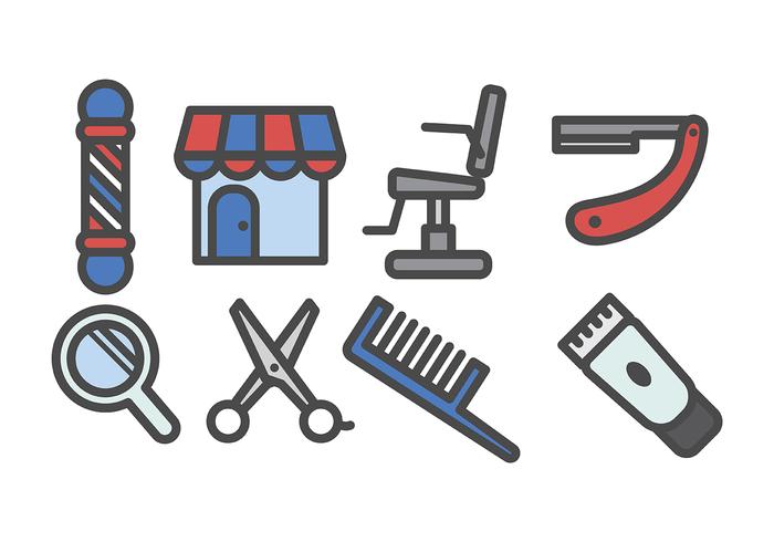 Barber Shop Icon Vector