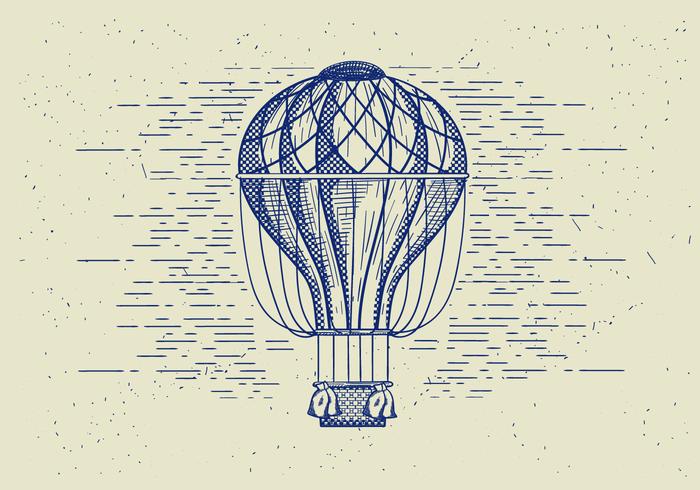 Free Vector Detailed Air Balloon