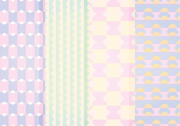 Vector Pastel Geometric Patterns