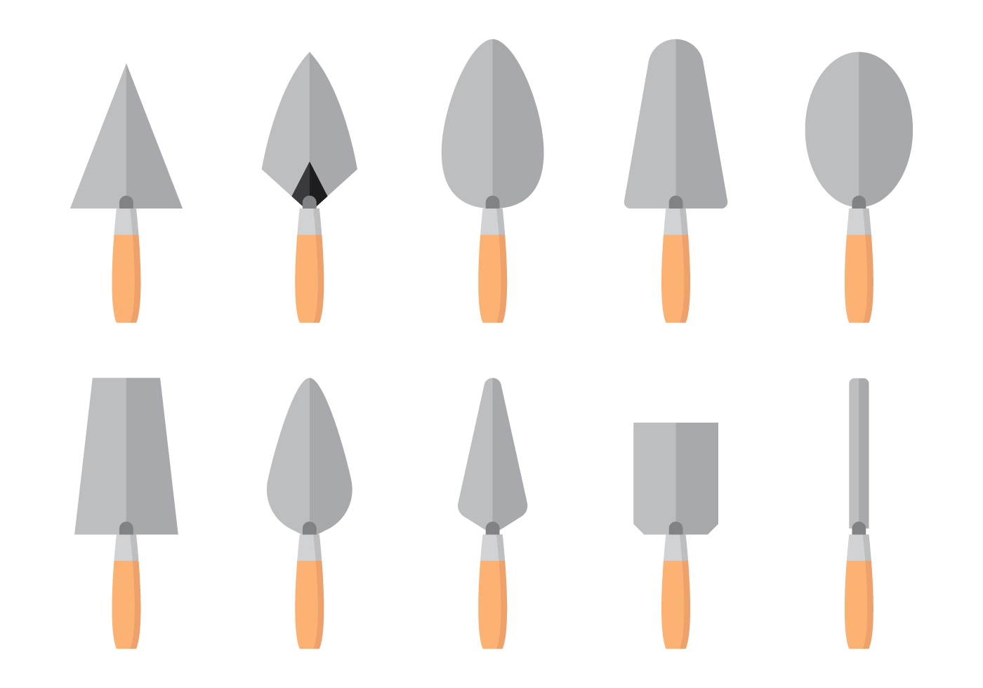 Masonry Tools 134551 Vector Art at Vecteezy