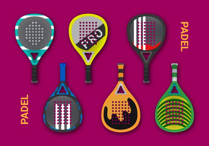 Ilustración vectorial libre de Padel vector