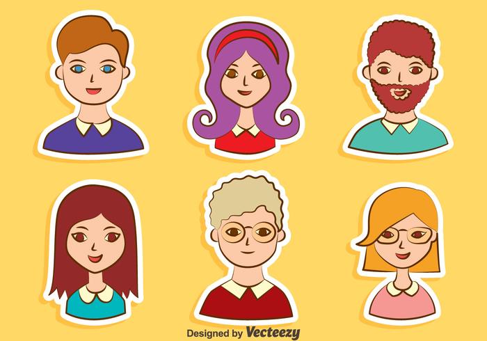 Nice People Avatar Collection Vector