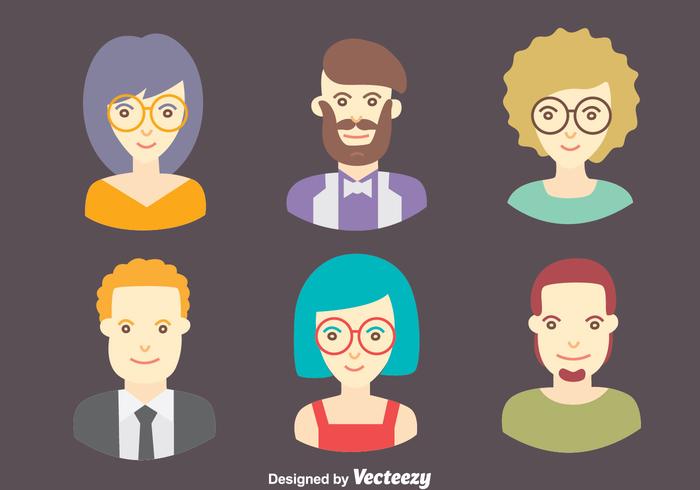 People Avatar Collection Vector Set