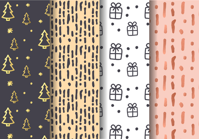Free Christmas Pattern Vector Free Christmas Pattern Vector