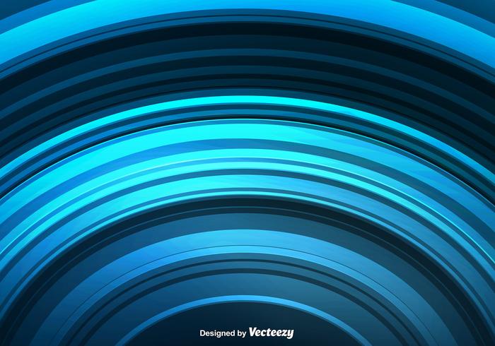 Vector Abstract Blue Rounded Lines