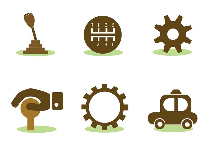 Car Elements Vector Set