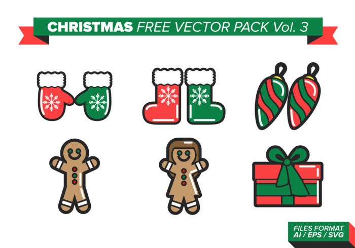 Christmas Free Vector Pack Vol. 3 Christmas Free Vector Pack Vol. 3