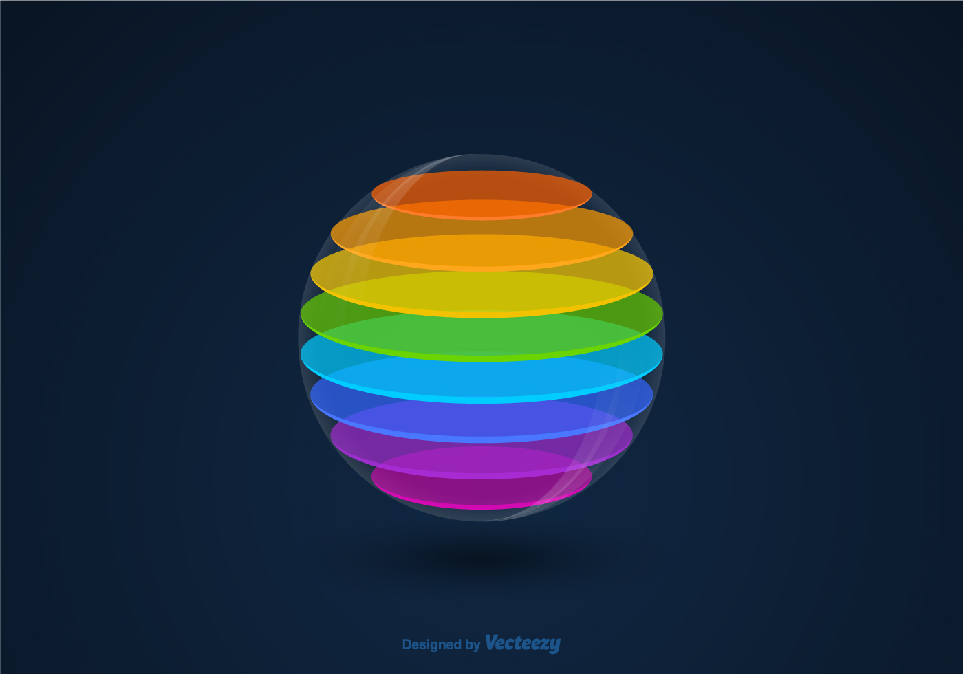 Download Vector 3D Colourful Sphere - Download Free Vector Art ...