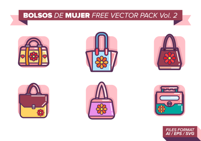 Bolsos de Mujer Free Vector Pack Vol. 2 Bolsos de Mujer Free Vector Pack Vol. 2