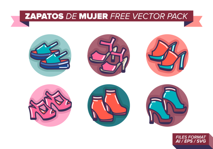 Zapatos de Mujer Free Vector Pack Zapatos de Mujer Free Vector Pack