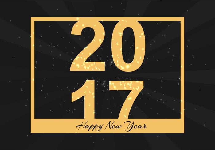 Free Vector New Year 2017 Background Free Vector New Year 2017 Background