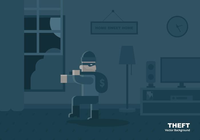 Theft Background vector