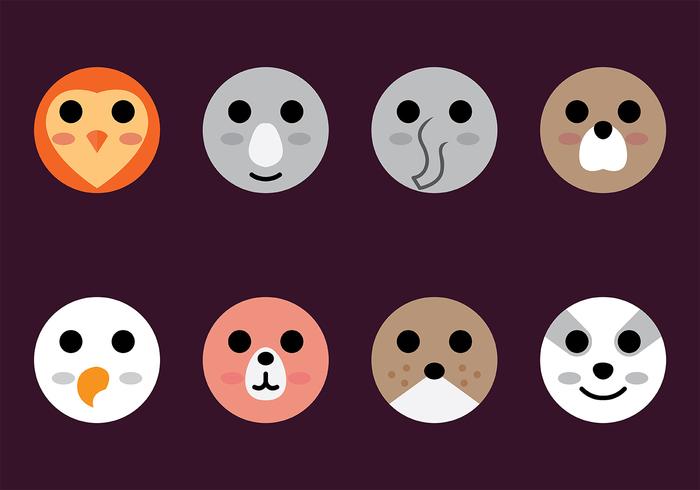 Animal Head Icon Vector