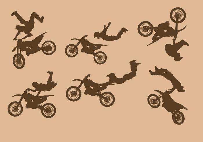 Dirt Bikes Free Vector