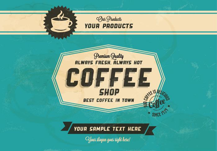 Always Hot, Always Fresh Coffee Vector