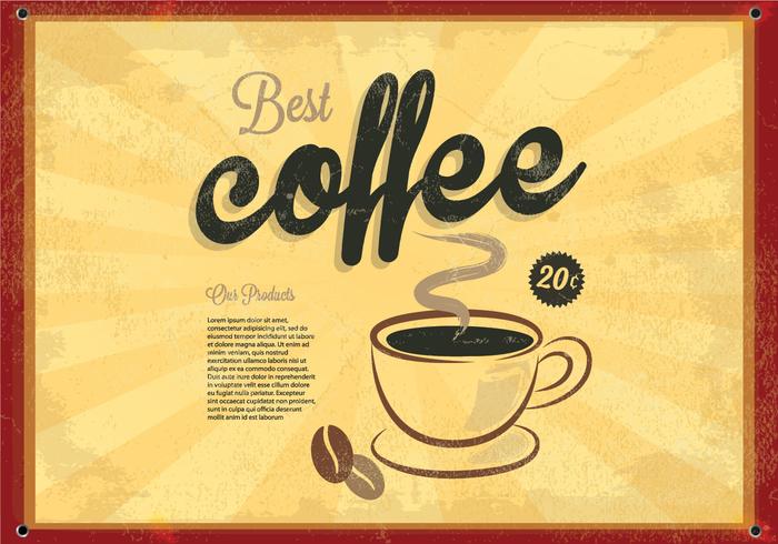 Best Coffee Glowing Vector