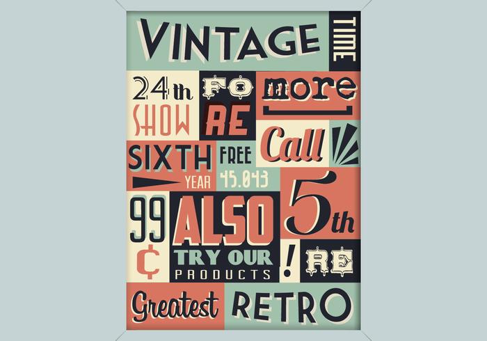 Vintage Shop Sign vector