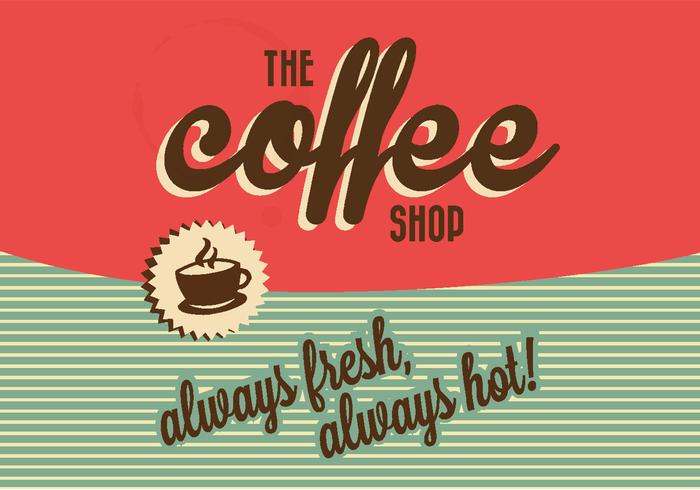 Coffee Shop Sign vector