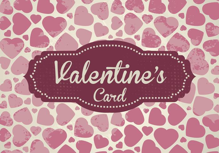 Tarjeta de San Valentín Vector