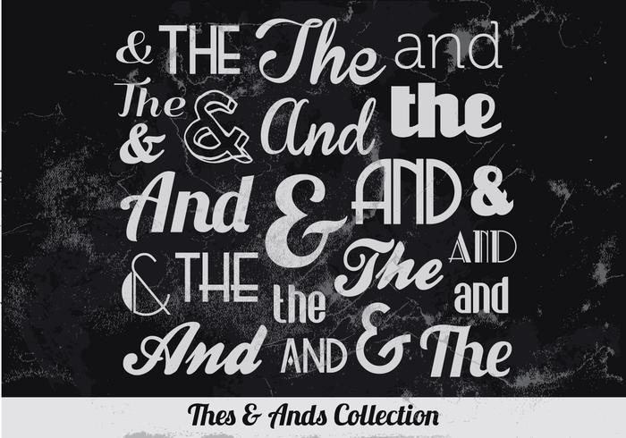 The, And, Ampersand Vector