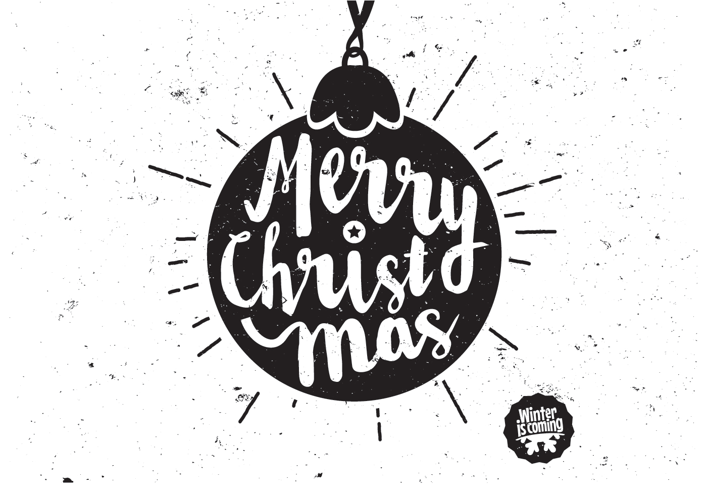 Scripted Christmas Ornament Vector - Download Free Vectors ...