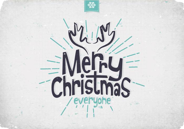 Reindeer Antler Holiday Vector