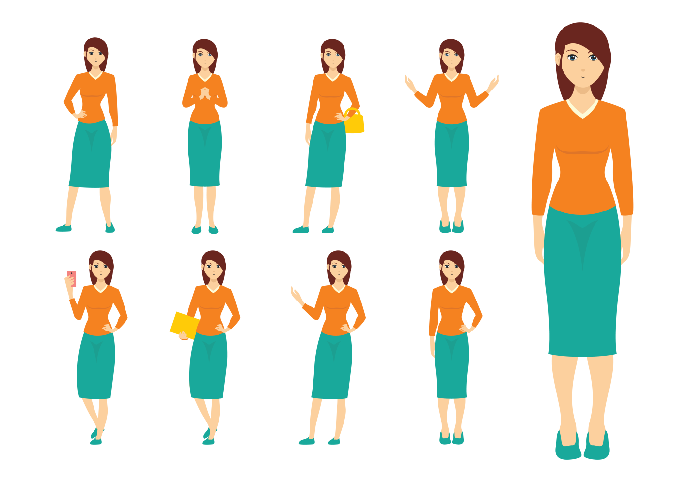 Mujer Vectors 134959 - Download Free Vectors, Clipart Graphics & Vector Art