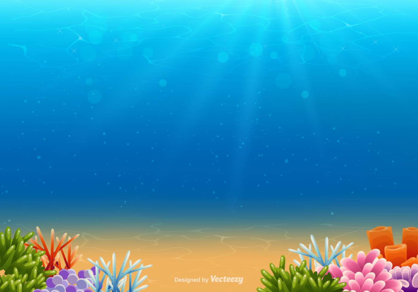 Underwater Vector Background 134970 Vector Art at Vecteezy