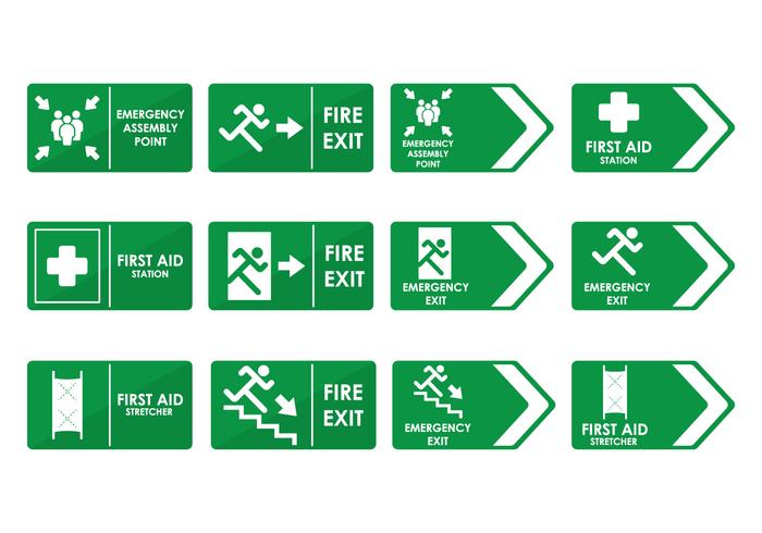 Signo de Emergencia vector