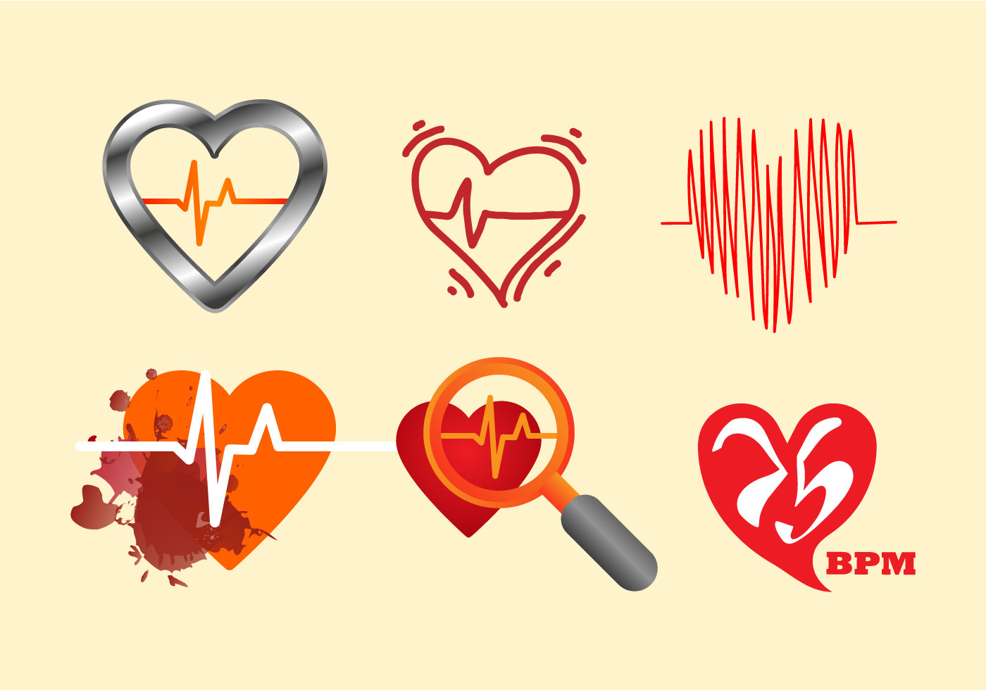 Download Free Heart Rate Vector Illustration - Download Free Vectors, Clipart Graphics & Vector Art