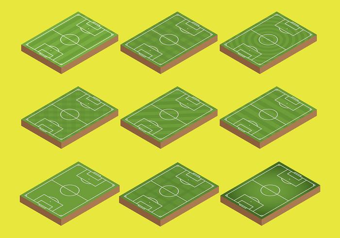 Free Football Ground Icons Vector