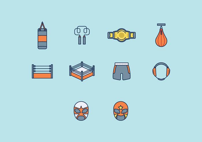 Free Wrestling Icon vector