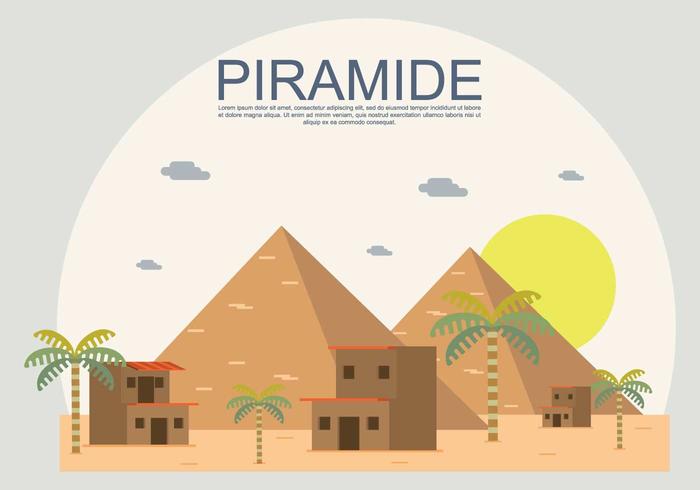 Ilustración Gratis Piramide vector