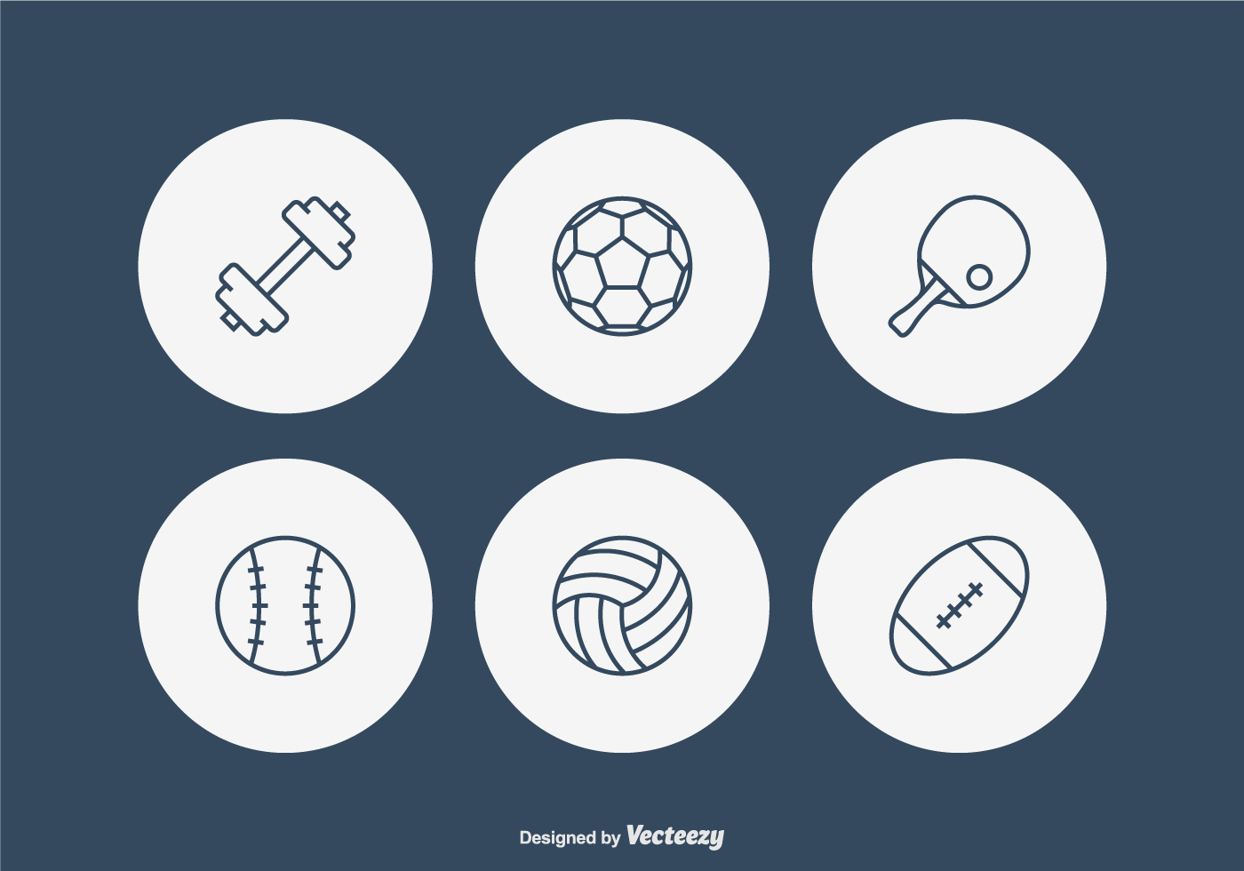 Free Sport Line Vector Icons 135069 - Download Free Vectors, Clipart