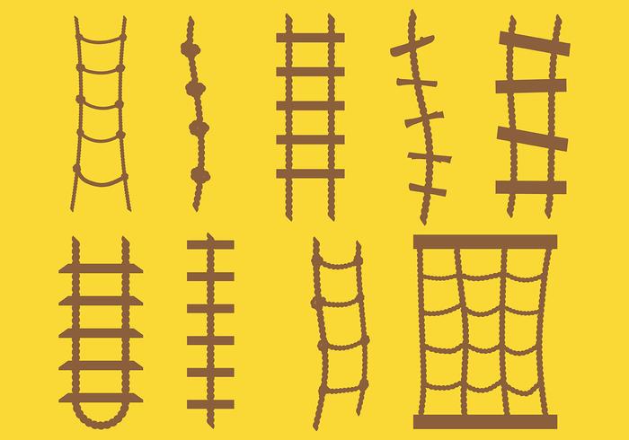 Free Rope Ladder Icons Vector Free Rope Ladder Icons Vector