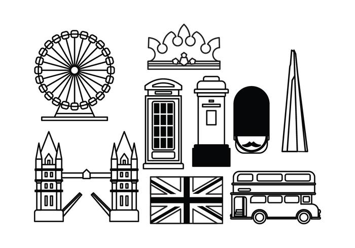 London Landmark Vectors London Landmark Vectors