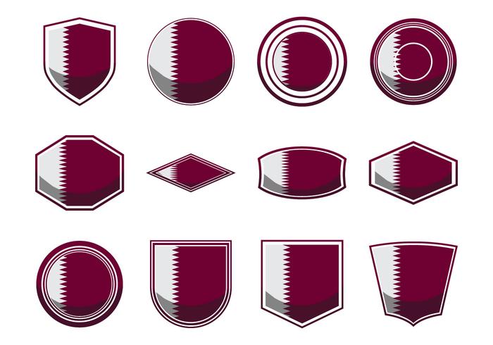 Free Qatar Flag Icon Vector Free Qatar Flag Icon Vector